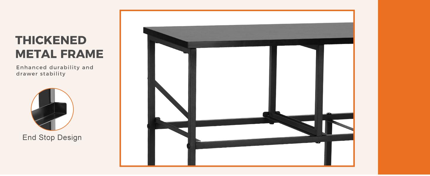 9 Drawers Dresser for Bedroom, Storage Drawers, Fabric Storage Tower  Chest of Drawers with Fabric Bins, Sturdy Metal Frame