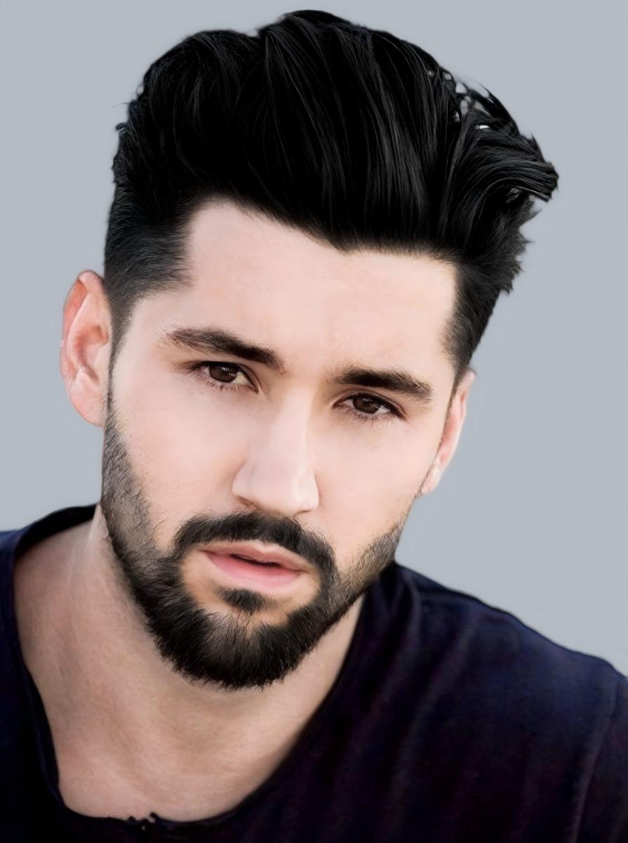 KIWINZ PRO 5 in 1 Men Beard & Hair Dye Shampoo - 5-in-1 Formula with Argan Oil & Keratin - No Stain on Skin - Anti-Hair Loss - Moisturizing & Breakage Solution - Hair Color Shampoo for Men Haircare Conditioner 500ml