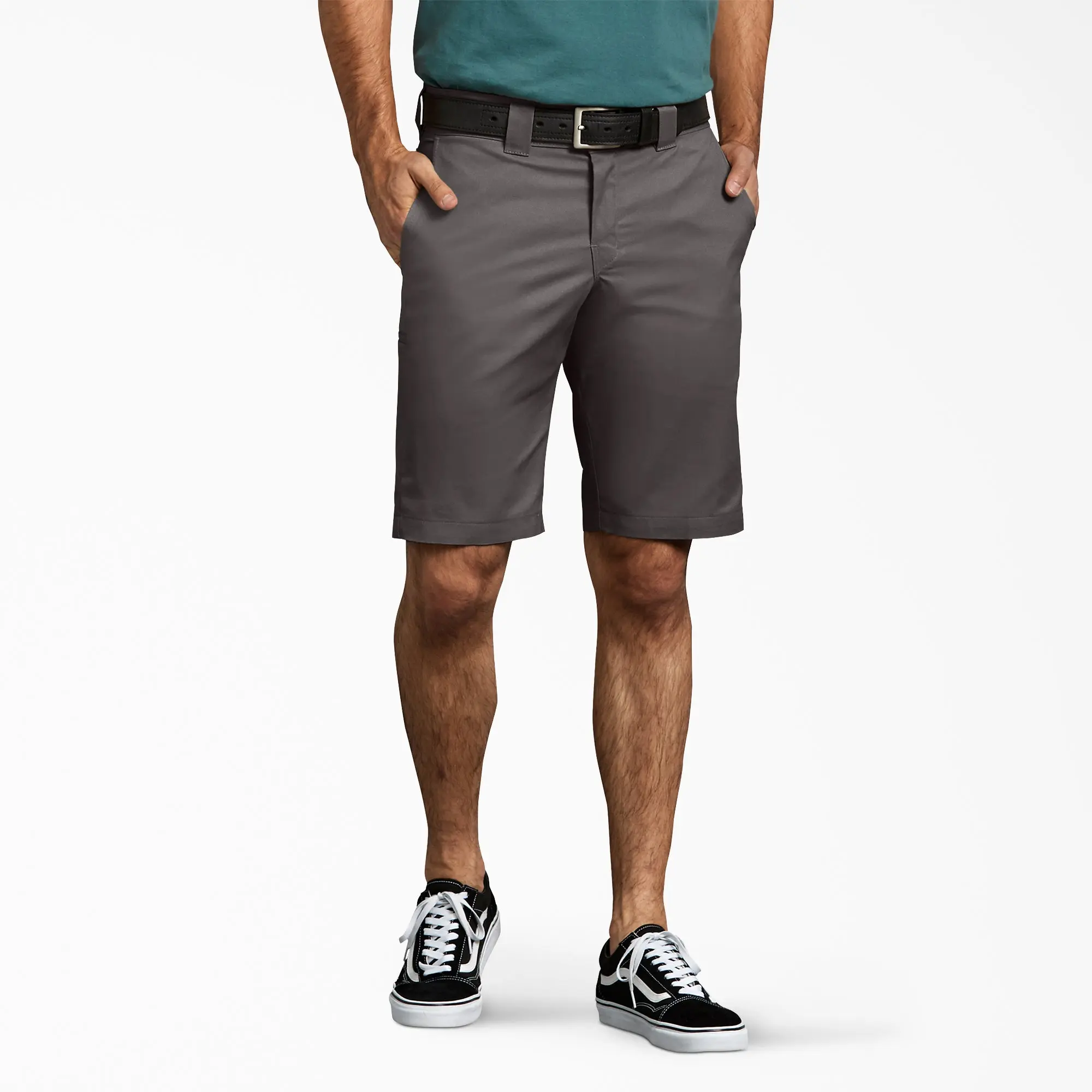 Dickies Flex Slim Fit Work Shorts, 11", Workwear Style Pockets Casual Dickies Flex Slim Fit Work Shorts, 11", Workwear Style Pockets Casual