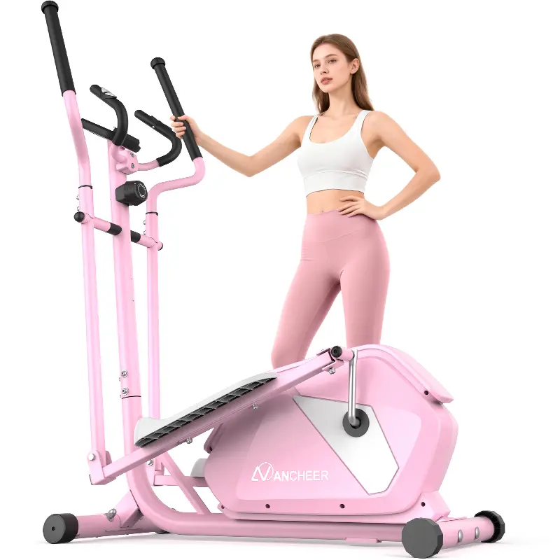 ANCHEER Elliptical Machine with 15-Inch Stride & 400LBS Capacity Ultra-Quiet Magnetic System 14 Resistance Levels for Home Exercise tiktokshopbacktoschool
