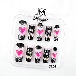 .DP.7303.Valentine's Day Wearable Nails
