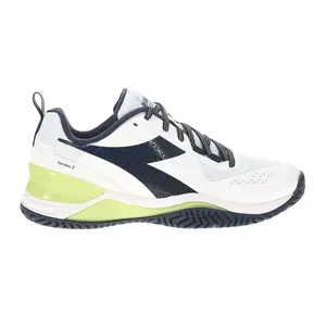 diadora Mens Blushield Torneo 2 All Ground Tennis Sneakers Shoes - Blue, White