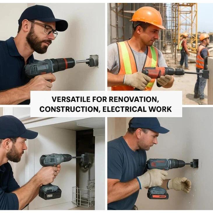 1PCS/2PCS Creative Square Hole Cutter for Electrical Box,Stainless Steel Slot Cutter