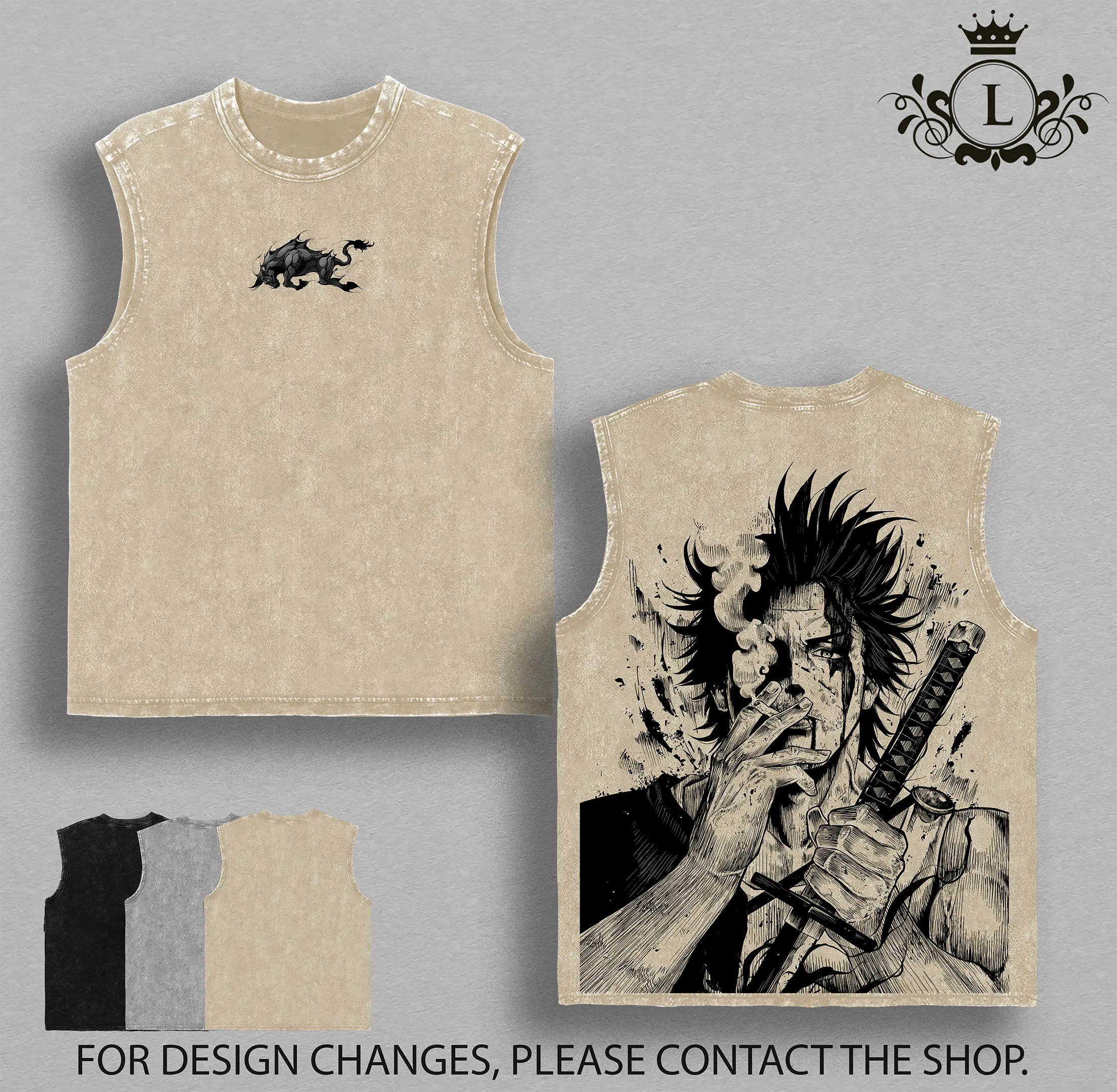 Men’s Oversized Pump Cover Gym T-Shirt, Yami Black Bulls Anime Graphic Tee, Vintage Washed Workout Tee, Pump Cover Tank Top, Muscle Tank, Sleeveless Gym Shirt, Aesthetic Anime Gym Streetwear