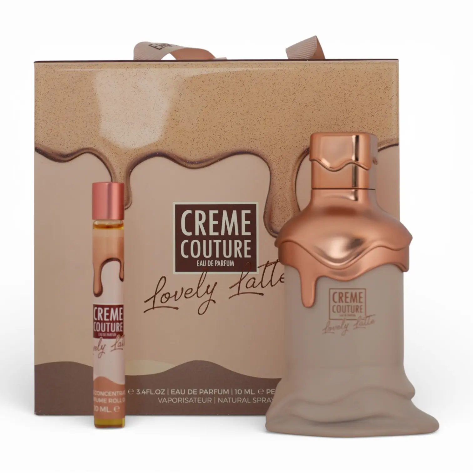 Emper Le Chameau Elite Creme Couture Lovely Latte Women's Fragrance Set - 3.4 oz Eau de Parfum (EDP), 0.33 oz Roll-On