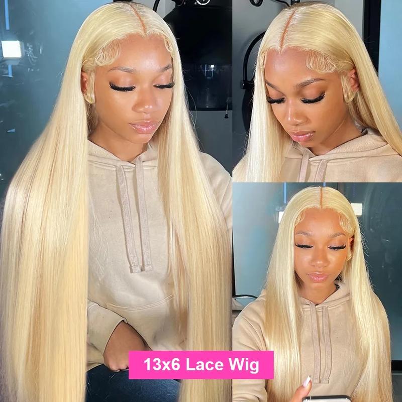 Hot Star 613 Blonde and Neon Red Straight and Body Wave HD Transparent 13x6 Lace Front Human Hair Wigs for Women Glueless Brazilian Lace Frontal PrePlucked Wig TikTokShopBlackFriday