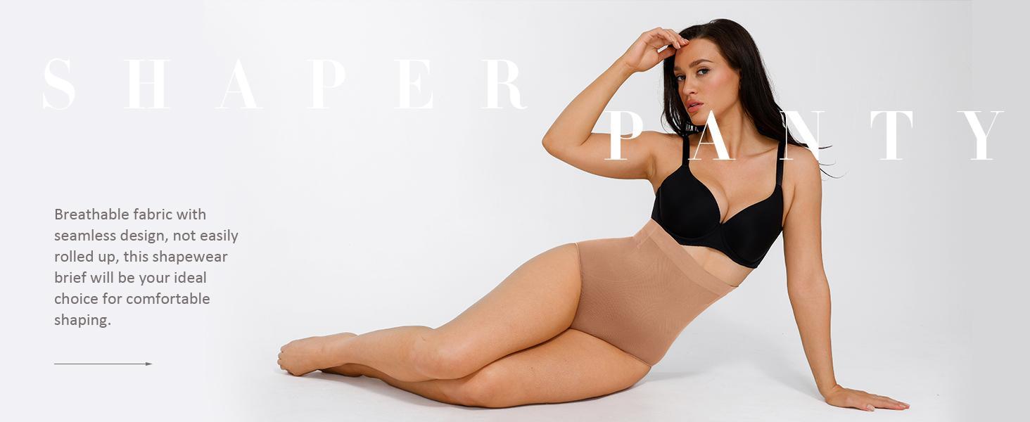FeelinGirl Tummy Control Shorts Shapewear Briefs High Waisted Panty Butt Litfer Shorts Compression Panties