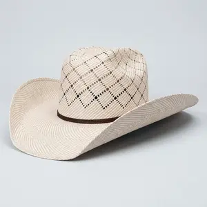 Cuernos Chuecos Oscar 100X Diamond Straw Cowboy Hat