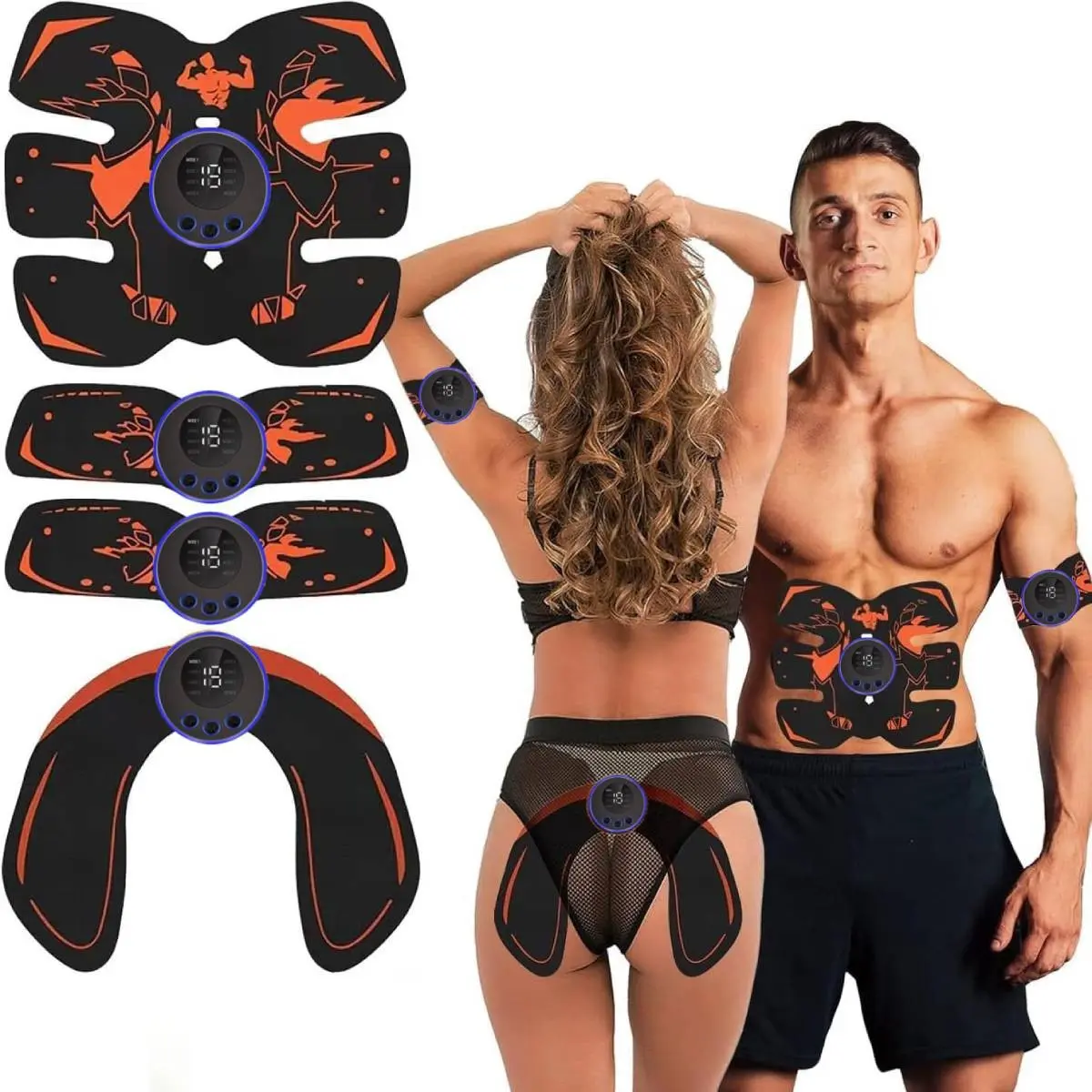 Abs Stimulator for Men & Women, Muscle Stimulator Ab Toning Belt, Hip Trainer, Butt Lifting Machine, Intensity Buttocks Trainer, Ab Machine Gear, Stim Tool, Workout Enhancer