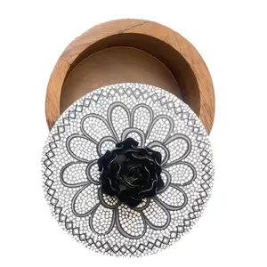 Mexican Tortilla Warmer - Black Rose