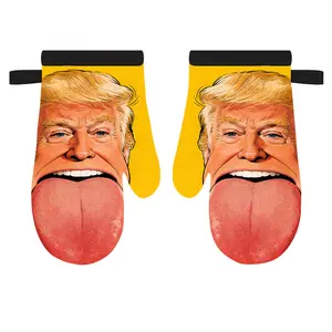 Funny Personality Character Gloves HeatResistant Freeze Proof Perfect for BakingTrays or Snowball Fights