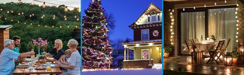 DEWENWILS Outdoor Timer, Dusk to Dawn Sensor Timer with Electrical Outlet (2 Pack)-HODT11A