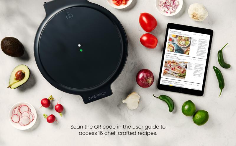 Chefman Everything Maker 12” Countertop Electric Pizza Oven