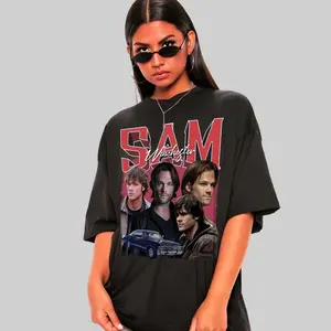 Sam Winchester Graphic Shirt – Supernatural Fan Gift Tee, Retro TV Character T-Shirt, Sweatshirt, Hoodie NTZ