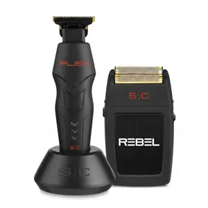 StyleCraft Flex Hair Trimmer + Rebel Foil Shaver Men's Beard Grooming Bundle