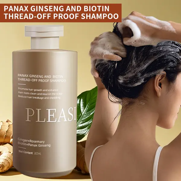 【Gift Only】Rosemary, Ginseng & Biotin Daily Hair Shampoo Cleanser - Natural, Sulfate-Free, Color-Safe Hair Growth Thickening Shampoo for Reducing Breakage, Fast Shedding Control, Refreshing Scent, Hair Growth Shampoo