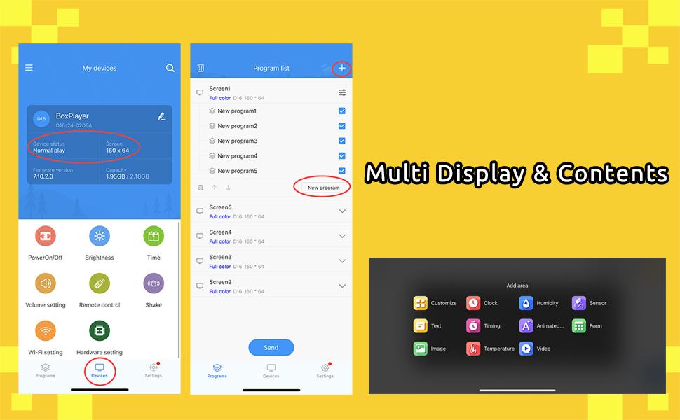 P6 Professional LED Display Support Images & Video | 40x17 inch Outdoor Digital Sign | 6mm Pitch for Long Distance (4-10m) Viewing | IP65 Waterproof | WiFi & App Control | for Stadium, Church, Arena, School Advertising