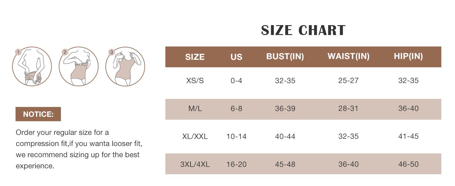 FeelinGirl  Tummy Control Bodysuit for Women Slimming V Neck Bodysuits Snatched Waist Body Suit Shaping Thong Comfort Fabric Fit Seamless Sleeveless