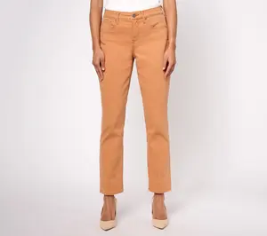 NYDJ Margot Girlfriend- Rust Brown