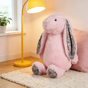 Birthday gift  Blossom Bunny Stuffed Plush (25cm/50cm) – Cute Soft jellycat Toy Perfect for Easter Gifting & Cozy Snuggles