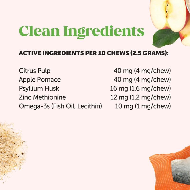 Pet Honesty Hairball Support Supplement for Cats, Tasty Treats with Psyllium Husk and Fish Oil for Healthy Skin + Coat and Digestive Health - Chicken