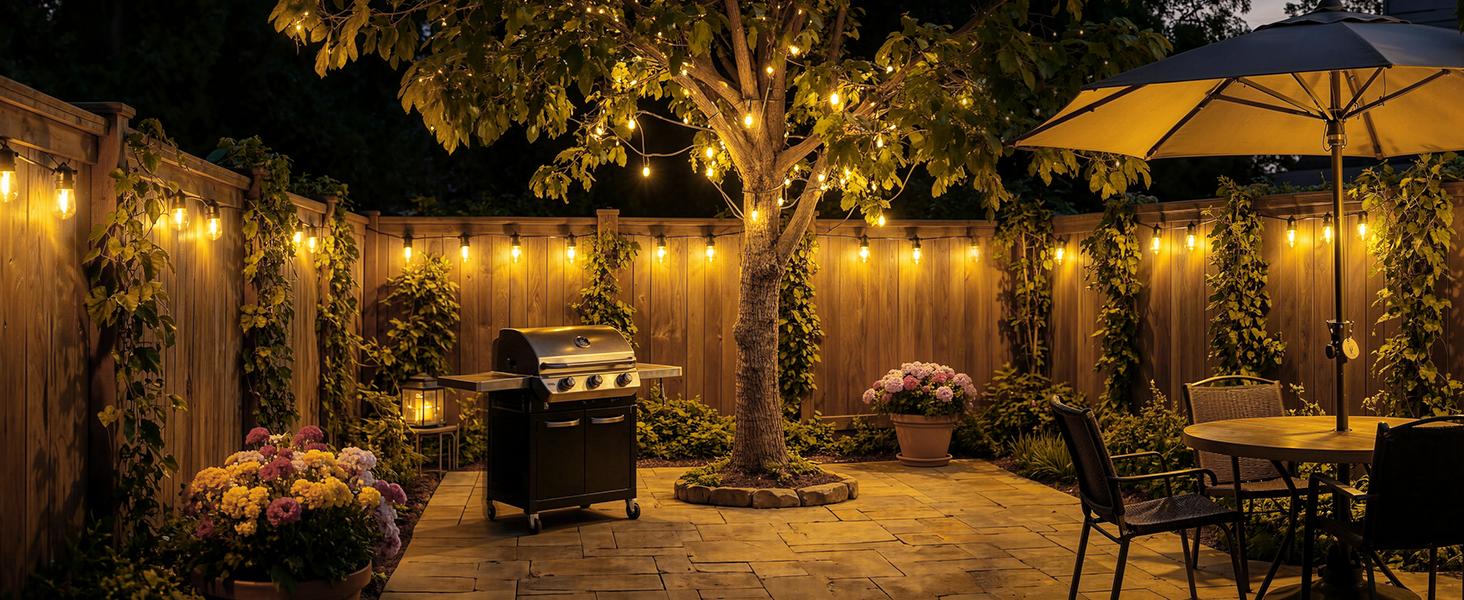 Minetom 100FT Solar String Lights Outdoor Waterproof, 31+2LED S14 Shatterproof Bulb, Patio Lights with Remote Type-C Port Timable, 3 Light Modes Dimmable Solar String Lights for Outside, Yard, Camping Minetom 100FT Solar String Lights Outdoor Waterproof, 31+2LED S14 Shatterproof Bulb, Patio Lights with Remote Type-C Port Timable, 3 Light Modes Dimmable Solar String Lights for Outside, Yard, Camping