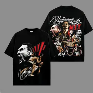 UFC Max Holloway Vintage Washed Cotton Graphic tee, Graphic t-shirts, oversized tshirt – The Notorious Gift, Gift for fan