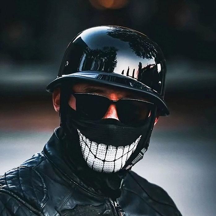 DOT Certified Vintage Open Face Motorcycle Helmet – Lightweight German Style Half Helmet for Cruiser Scooter Riders