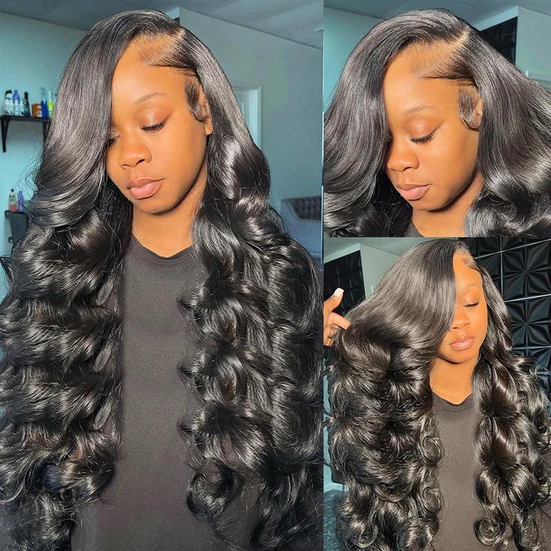 Bling Hair 13x6 Body Wave Lace Front Wigs Human Hair Pre plucked With Baby Hair 180 Density Human Hair Wigs For Women HD Lace Frontal Wig