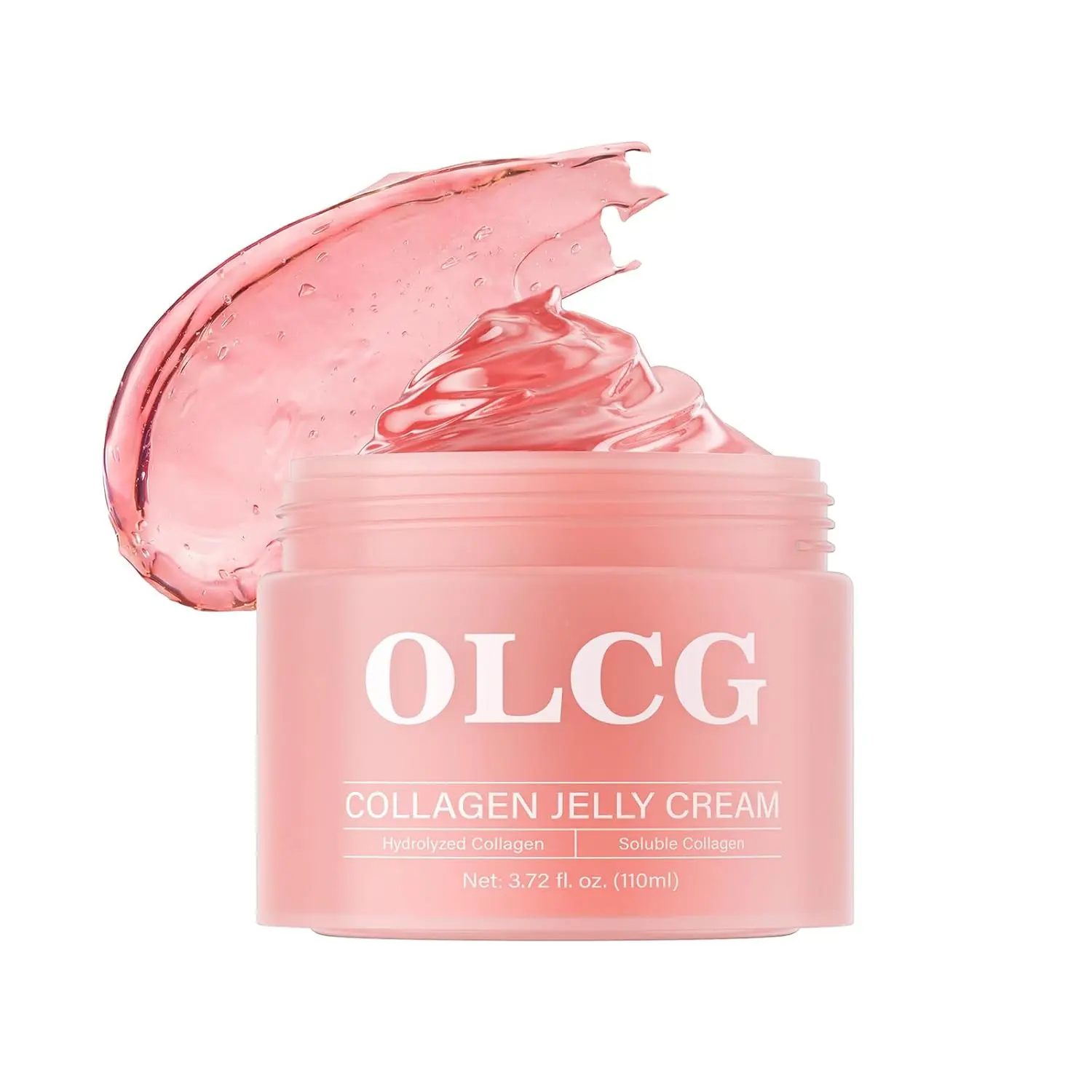 OLCG Collagen Jelly Cream, Hydrating & Soothing Gel Moisturizer with Hyaluronic Acid & Collagen Peptides for Sensitive and All Skin Types, Self Care Products, Soft Skin, Adults, Plump Skin