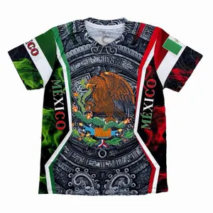 México  Black  Soccer Jersey Unisex with National Shield for Fans