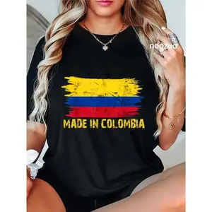 100% Cotton Made Colombia Flag Colombian Proud in Colombiano T-Shirt