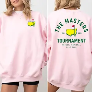 The Masters 2026 Golf Graphic Sweatshirt, Unisex Cotton Pullover for Men and Women, Casual Long Sleeve Top for Daily Wear, Gift for Women for Men