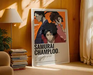 Samurai Champloo Anime Poster Vintage Manga Art Print( Unframed - Print Only )