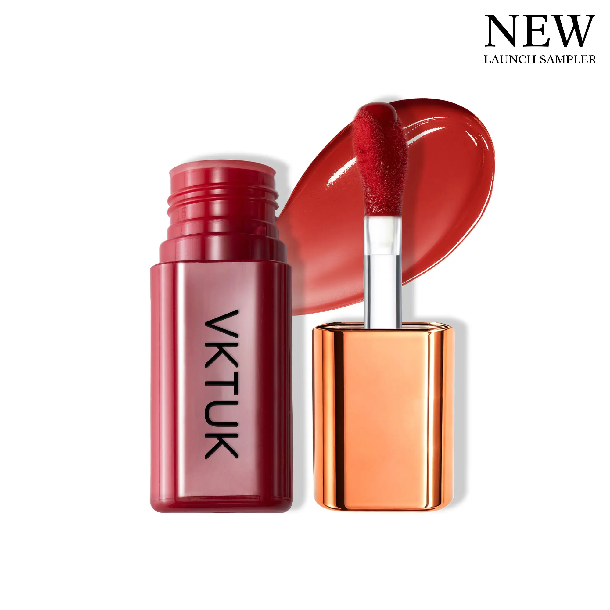 VKTUK 6 Shades Transfer Proof Lip Gloss Set, Non-Sticky Hydrating Long Lasting Liquid Lipstick, Glossy Smudge-Resistant Lip Makeup for All Skin Tones Daily Dating Wear