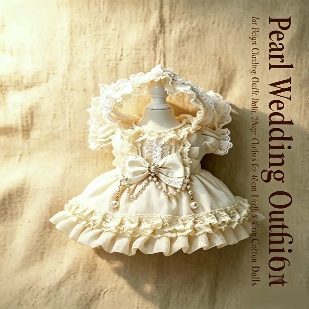 Unisex Premium Reborn Baby Doll Clothes - 18.5in (47cm) Soft Fabric Princess Dresses & Outfits for Collecting (Clothes Only)