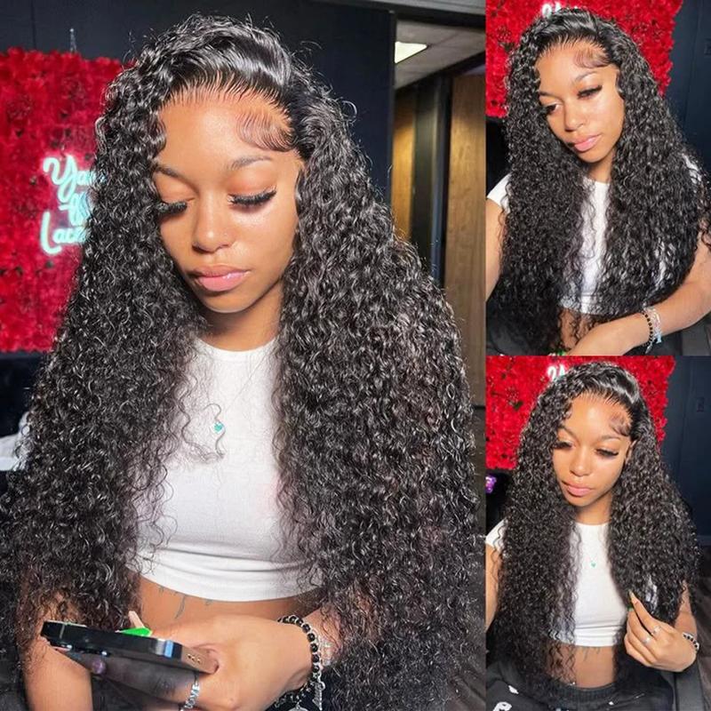 【HOT】FORGIRL FOREVER 32inch 13x6 Water Wave Human Hair Lace Frontal Wig Pre-plucked Deep Wave Curly Transparent Lace Front Human Hair Wigs For Women #TikTokShopBlackFriday