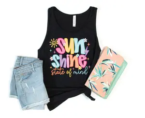 Sunshine State Of Mind Black Unisex Tank Top