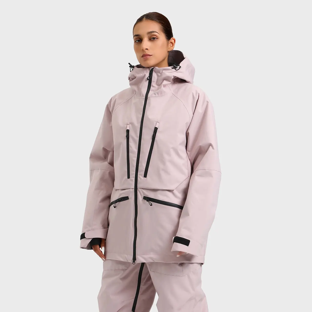 GSou Women's Waterproof Insulated Breathable Loose-Fit Snow Jacket, Professional Sports Apparel Outerwear for Skiing, Snowboarding (GS-2596)