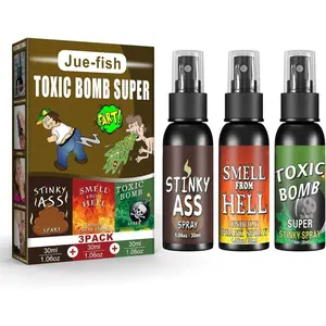 3P Fart Spray Extra Strong 30ml Potent Stink Spray Non Toxic Fart Bomb Prank Stuff Hilarious Gag Gifts for Adults or Kids