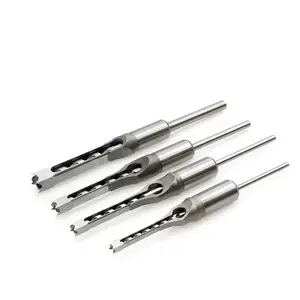 Woodworking Square Hole Drill Bit, Mortise Drill Bit, Blind Hole Drill Bit, Drill Core, Salad Drill Bit, Woodworking Hole Drilling applicator metal