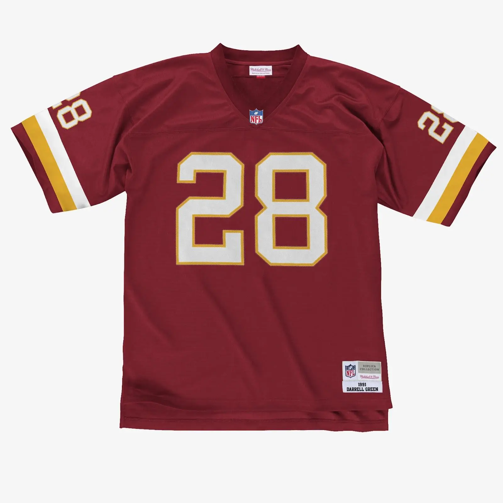 Mitchell & Ness Darrell Green Washington Football Team 1991 Burgundy Legacy Replica Jersey, Unisex American Football Fanwear