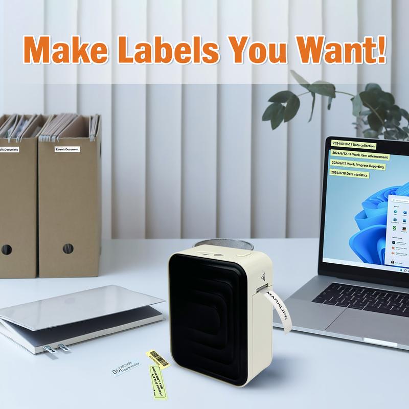 Upgraded mini label maker , portable wireless thermal printer, easy to use, suitable for office, home, and business. A great Valentine's Day gift for your partner.
