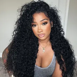 【LIVE Sale】Nadula 22'' Glueless Flip Over 3/4 Half Water Wave Wig with Drawstring Natural Hairline Beginners Friendly Human Hair Wigs TikTokShopSpringGlowUp Greenish