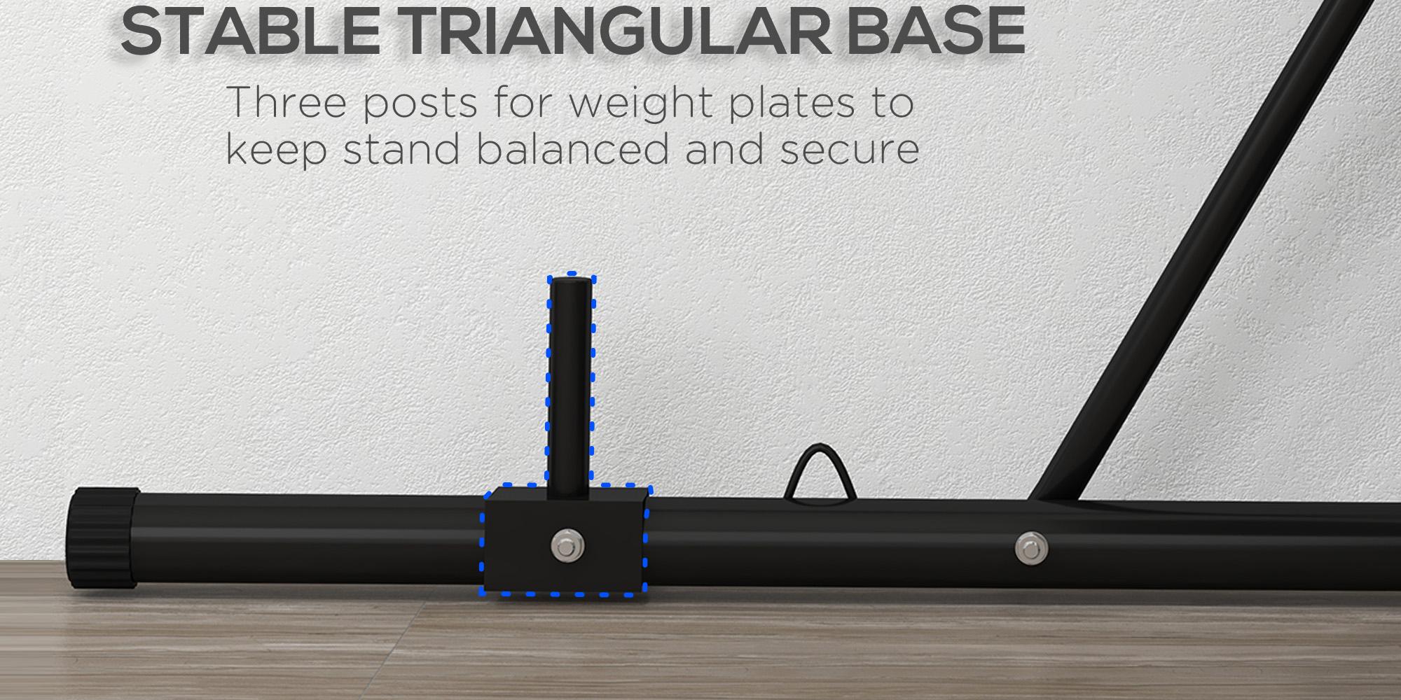 Soozier Foldable Punch Bag Stand, Height Adjustable Heavy Bag Stand with Weighted Base, Free Standing for Home Gym, Stand Only