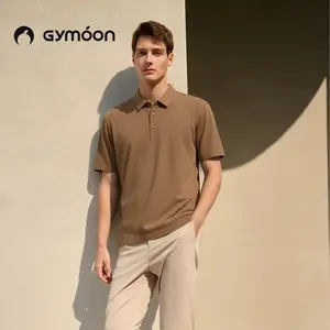 Gymoon 3 Pack Comfortable and Soft Casual T-shirt in Classic Colors Easy to Match Practical Urban Style Menswear Top Man Tshirt Streetwear Beige Plain Wetsuit Tropical tiktok shop deals polo