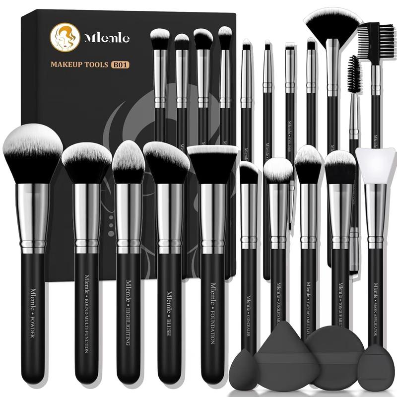 Makeup Brushes Set, Mlemle Professional 25 Pcs Makeup Kit, Include ...