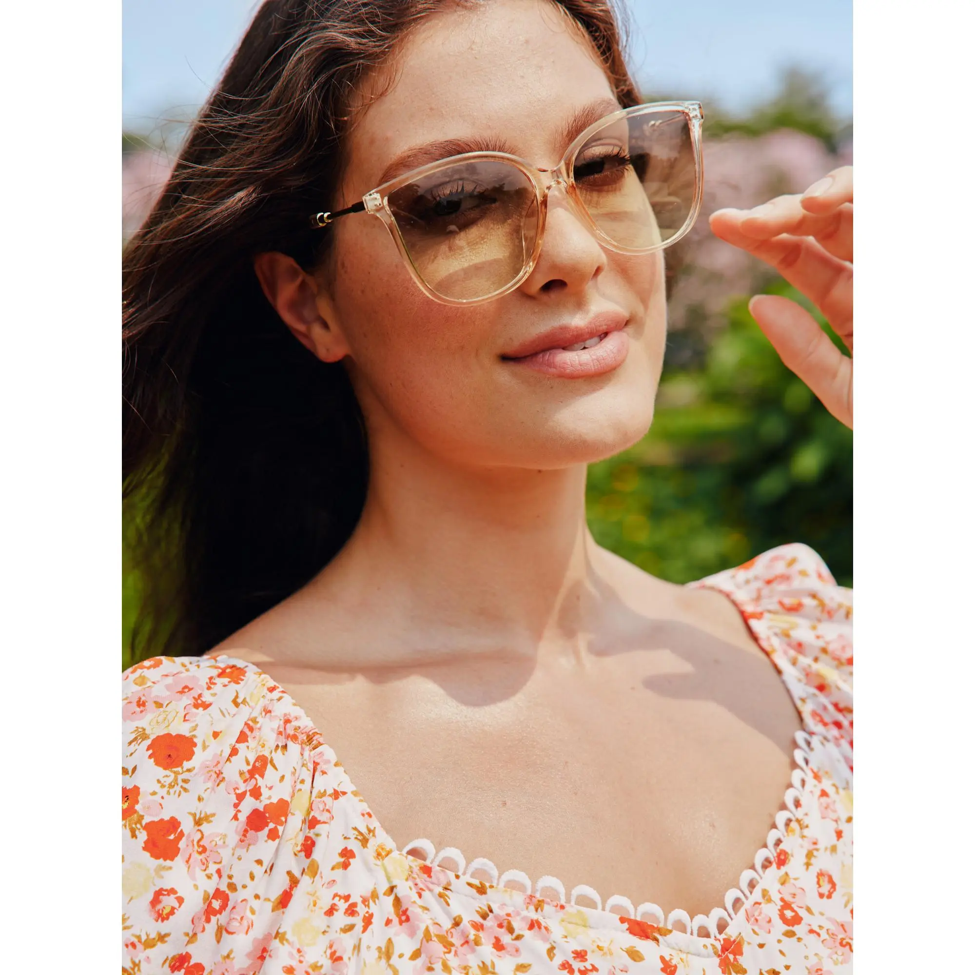 BloomChic Plus Size Metal Accents Cat Eye Frame Fashionable Sunglasses - Stylish Shades, Trendy Styling Sunglasses, 2026 Summer Outfits Essential, Summer Finds With Box [M-6X]