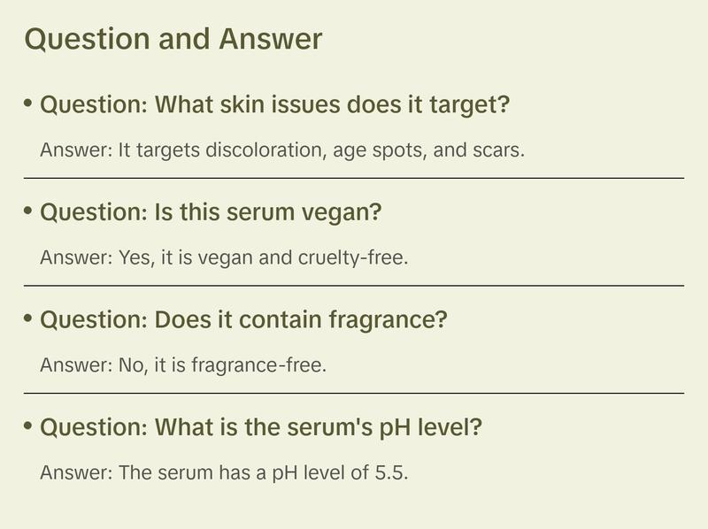 Good Molecules Discoloration Correcting Serum