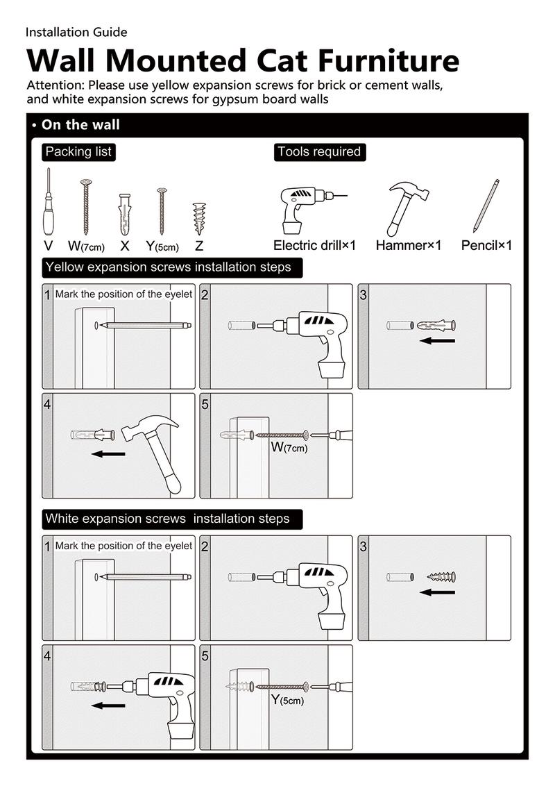 Modern Crude Wood Wall Mounted Cat Nest Bed Climbing Shelves With Sisal Scratching Post- Cat Houses & Condos for Indoor Cats Playing and Relaxation